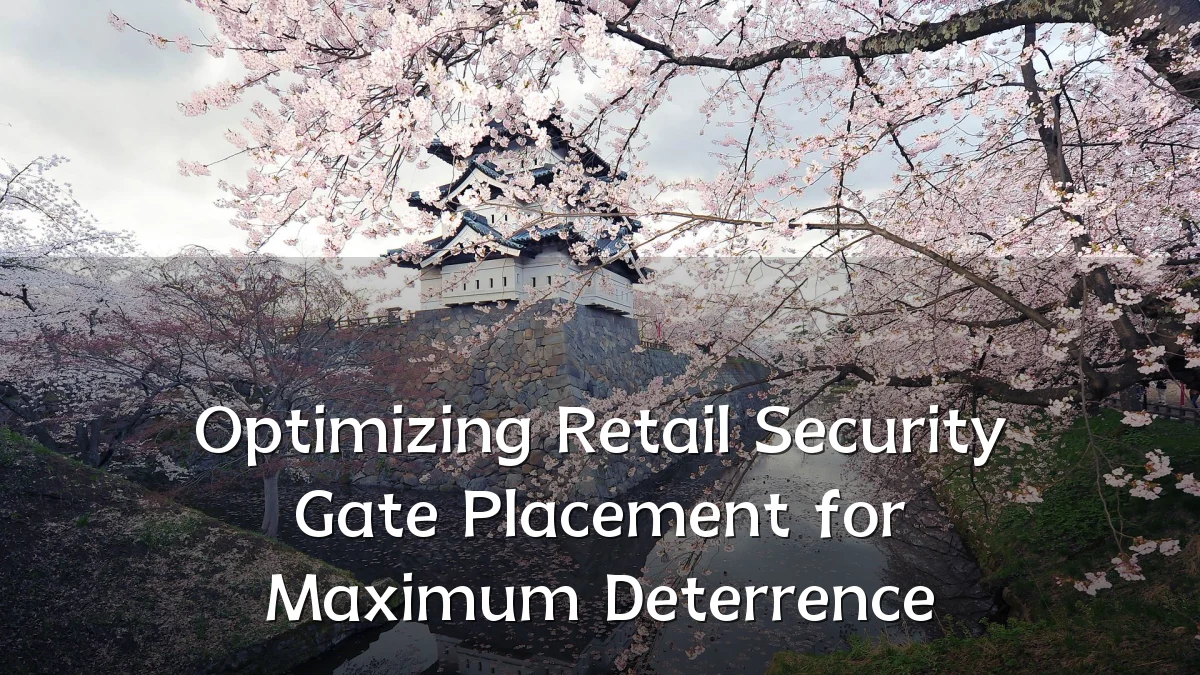 Optimizing Retail Security Gate Placement for Maximum Deterrence