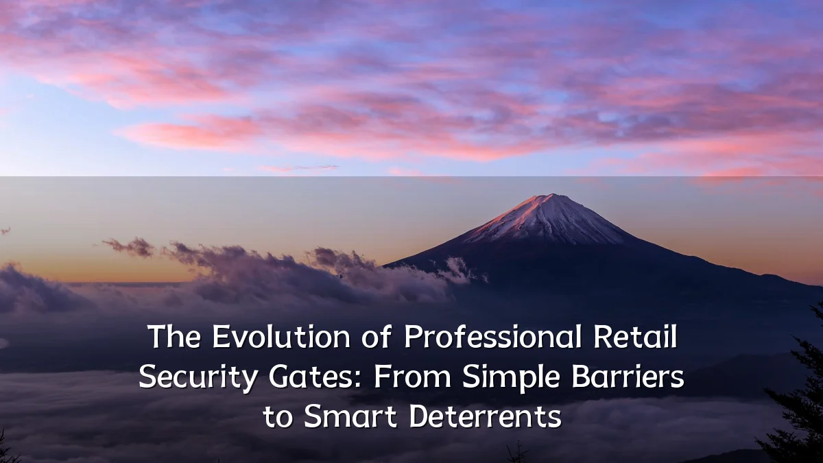 The Evolution of Professional Retail Security Gates: From Simple Barriers to Smart Deterrents