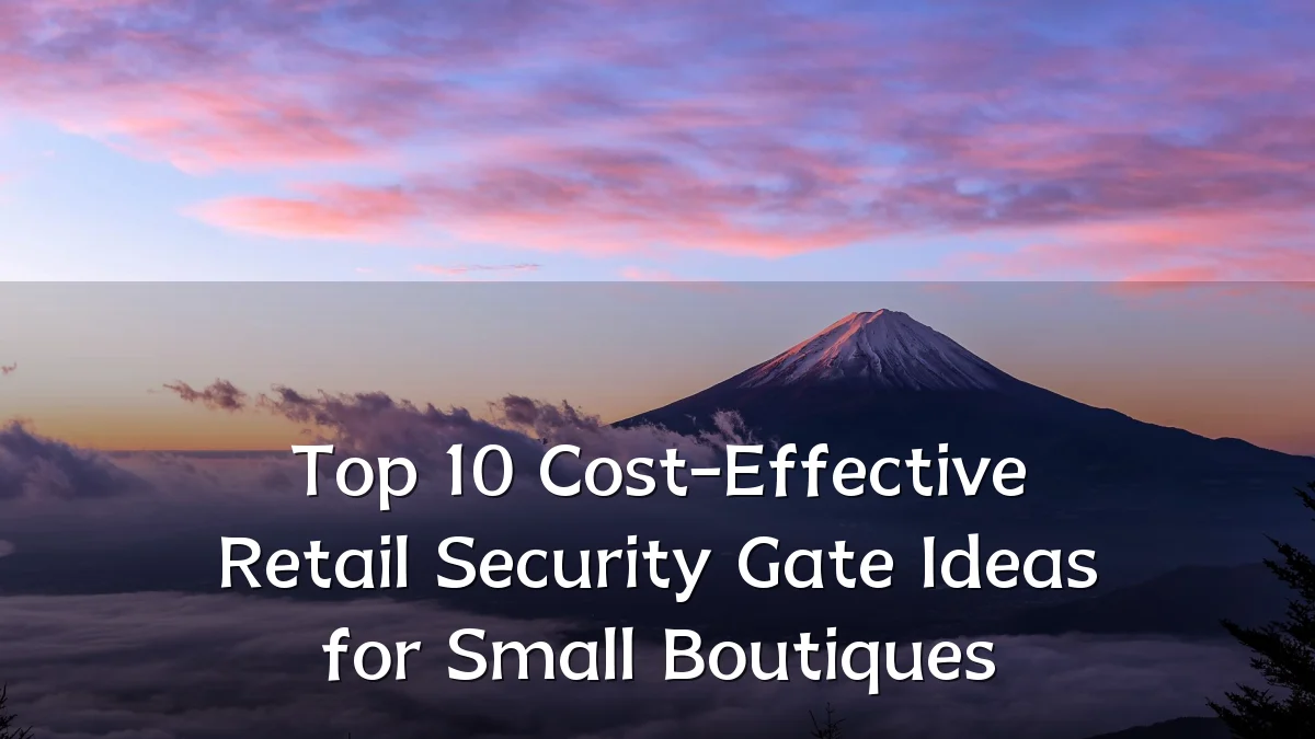 Top 10 Cost-Effective Retail Security Gate Ideas for Small Boutiques