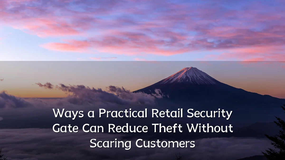 Ways a Practical Retail Security Gate Can Reduce Theft Without Scaring Customers