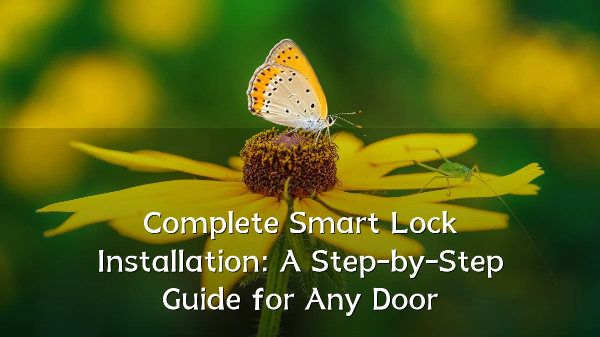 Complete Smart Lock Installation: A Step-by-Step Guide for Any Door