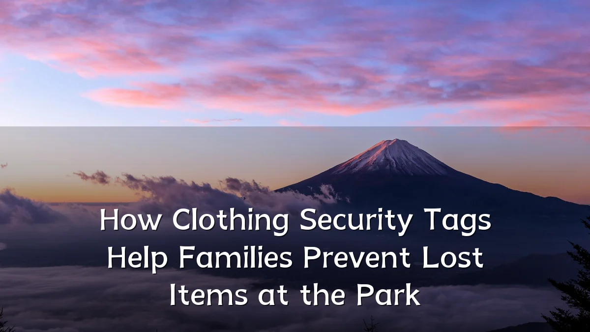How Clothing Security Tags Help Families Prevent Lost Items at the Park