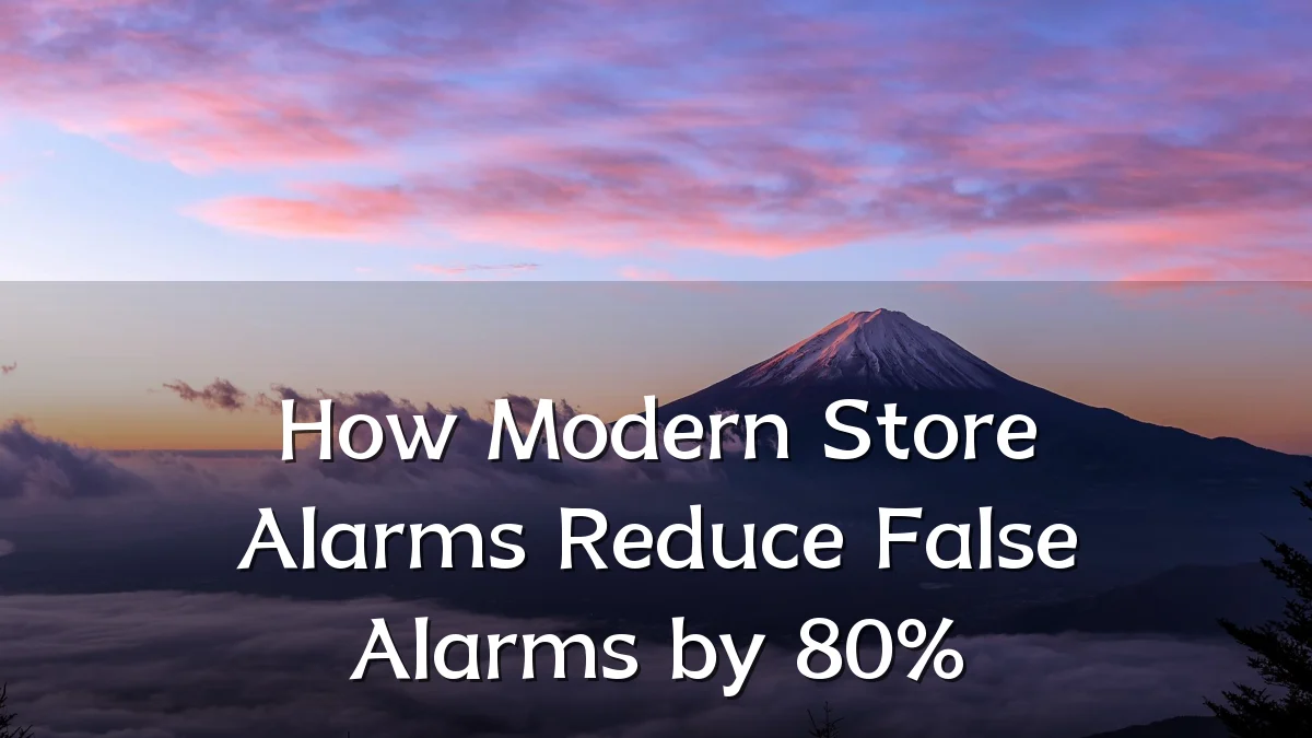 How Modern Store Alarms Reduce False Alarms by 80%