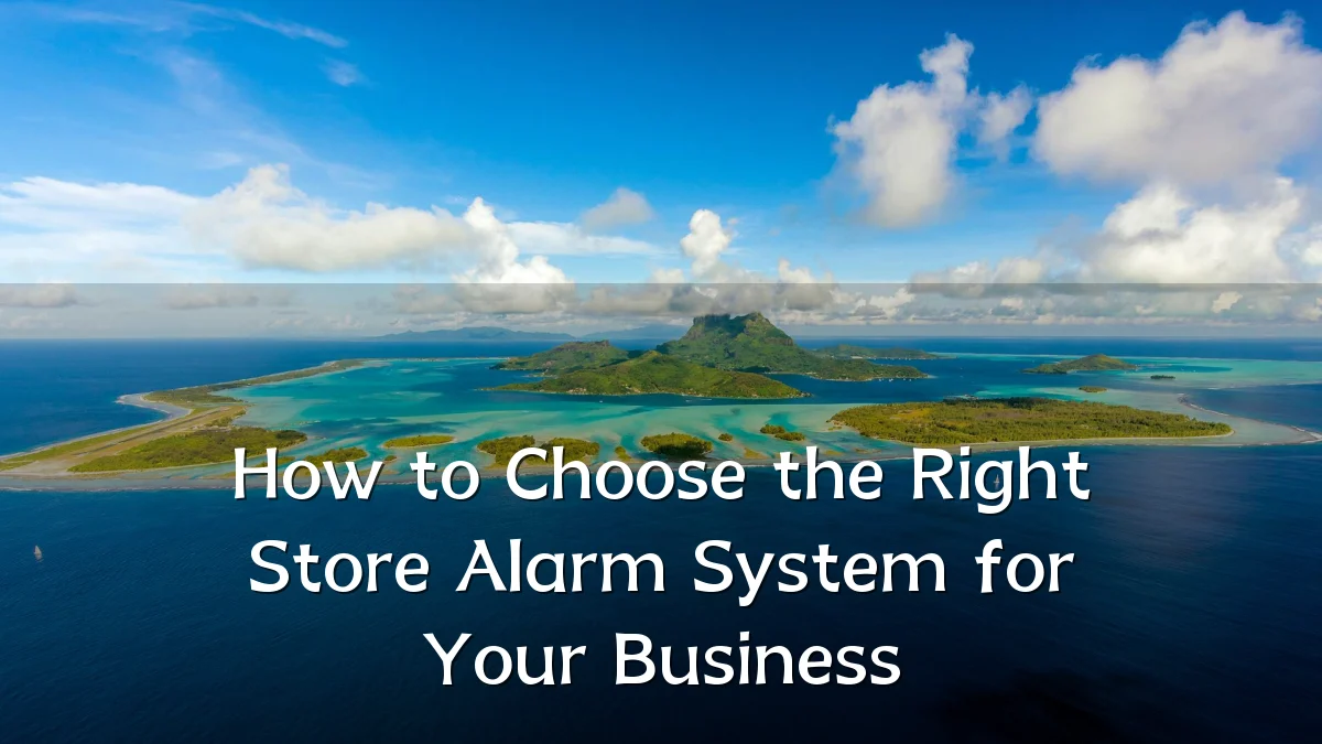 How to Choose the Right Store Alarm System for Your Business