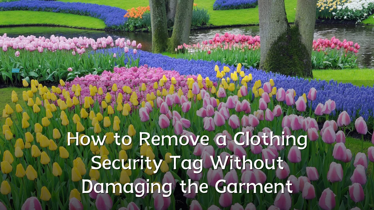 How to Remove a Clothing Security Tag Without Damaging the Garment