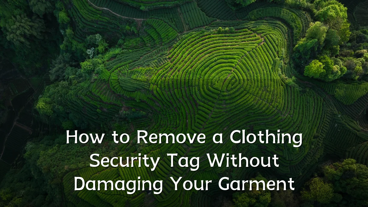 How to Remove a Clothing Security Tag Without Damaging Your Garment