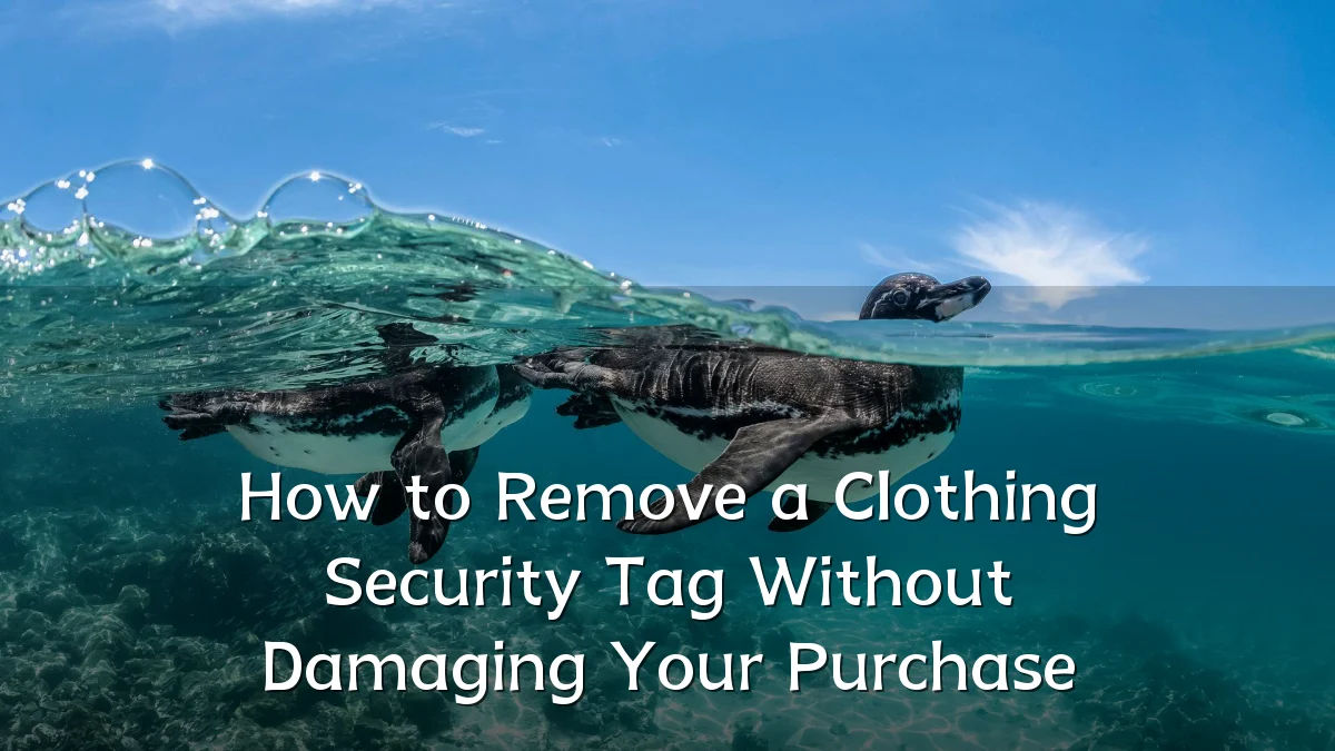 How to Remove a Clothing Security Tag Without Damaging Your Purchase
