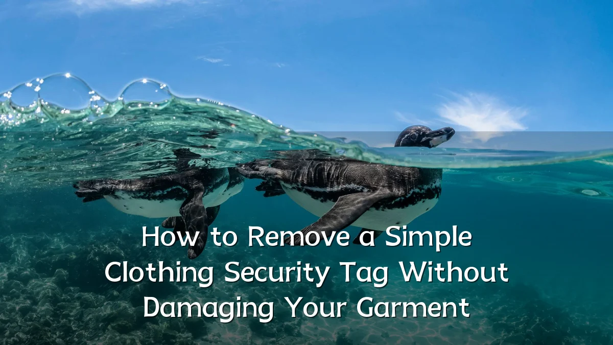 How to Remove a Simple Clothing Security Tag Without Damaging Your Garment