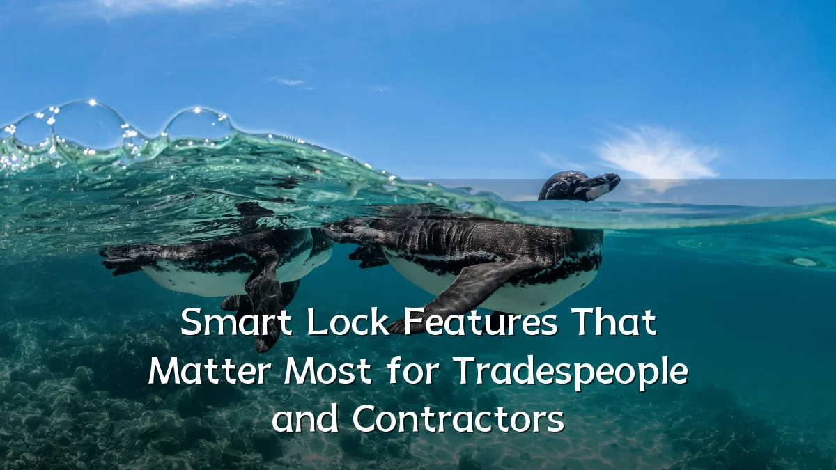 Smart Lock Features That Matter Most for Tradespeople and Contractors
