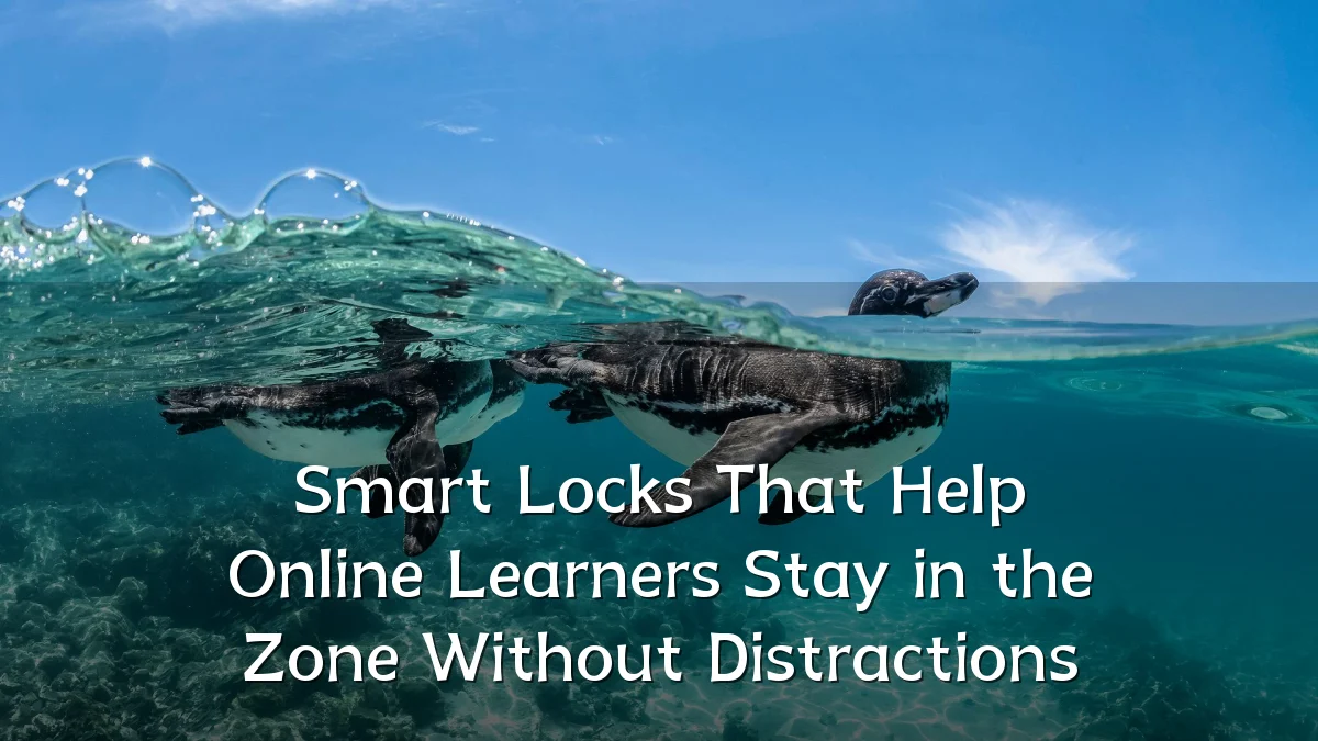 Smart Locks That Help Online Learners Stay in the Zone Without Distractions