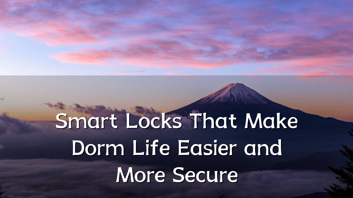 Smart Locks That Make Dorm Life Easier and More Secure